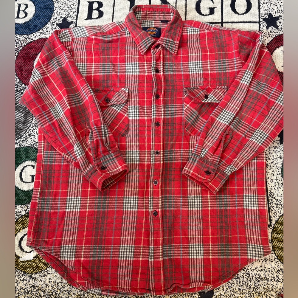 Dickies Red Plaid Flannel